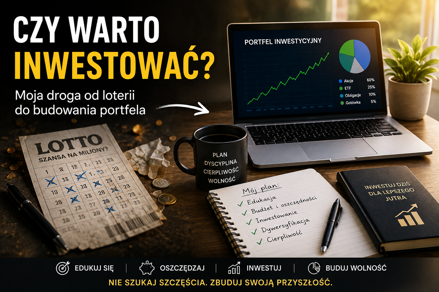 Czy warto inwestować? Moja droga od loterii do budowania portfela